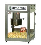 Kettle Corn Pop Maxx Popcorn Machine, 12/14 oz Kettle, Stainless Dome, 120/240 V