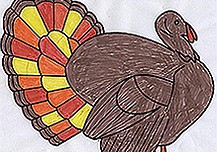 Thanksgiving recipes and art from little members of the KaTom family
