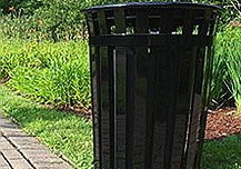 Trash receptacles and benches from Witt Industries get great warranty