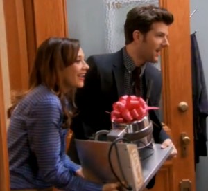 Gold Medal Waffle Maker on "Parks and Recreation."