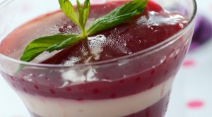 Picture of Final Red Wine Cream on Rum Plums Dish