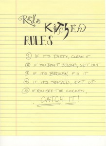Image of hand drawn rules