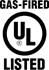 UL Gas-Fired Listed Mark