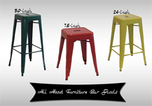 Prepare for a Crowd With Trendy Metal Bar Stools