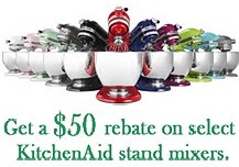 A $50 Rebate for KitchenAid Stand Mixers Just in Time for Christmas