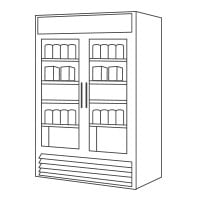 Types of Refrigeration Illustration: Glass Door Merchandiser