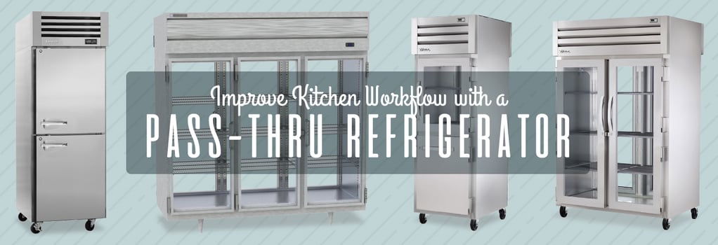 Improve Kitchen Workflow with a Pass-thru Refrigerator