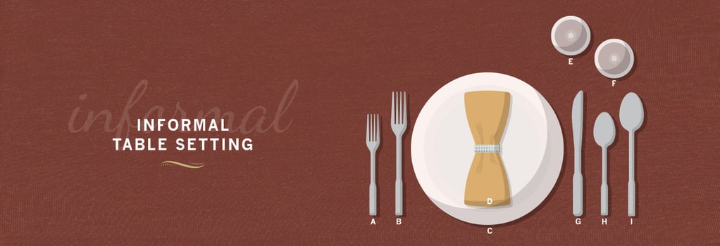 Informal Table Setting
