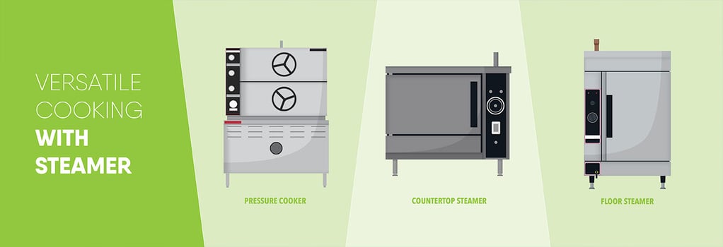 Types of Commercial Kitchen Steamers & Why You Need One