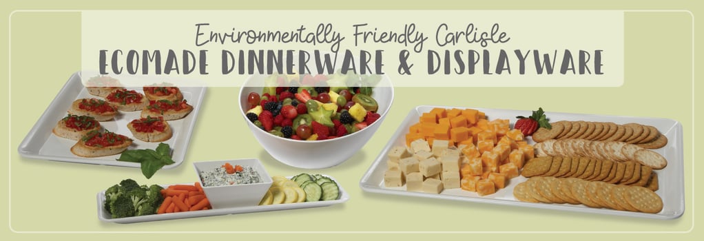 Carlisle EcoMade Compostable Plates Help You go Green