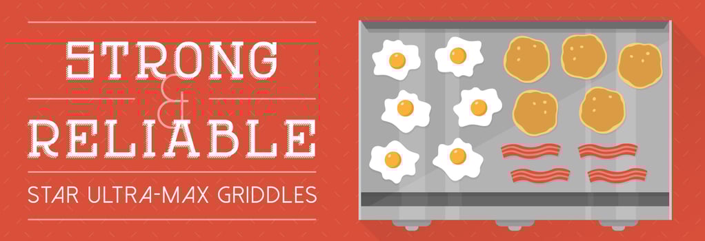 Star Ultra-Max Griddles are Tops in Heavy-Duty Restaurant Equipment