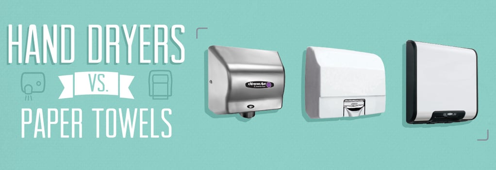 Electric Hand Dryers vs Paper Towels