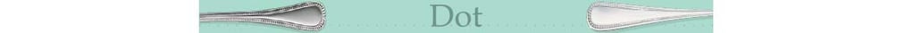 Dot Pattern Flatware