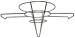 Fryer Cone Filter Holder