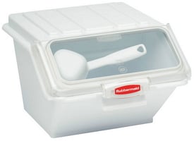 Rubbermaid Container with FIFO barrier