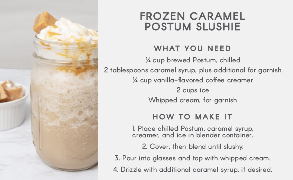 Frozen Caramel Postum
