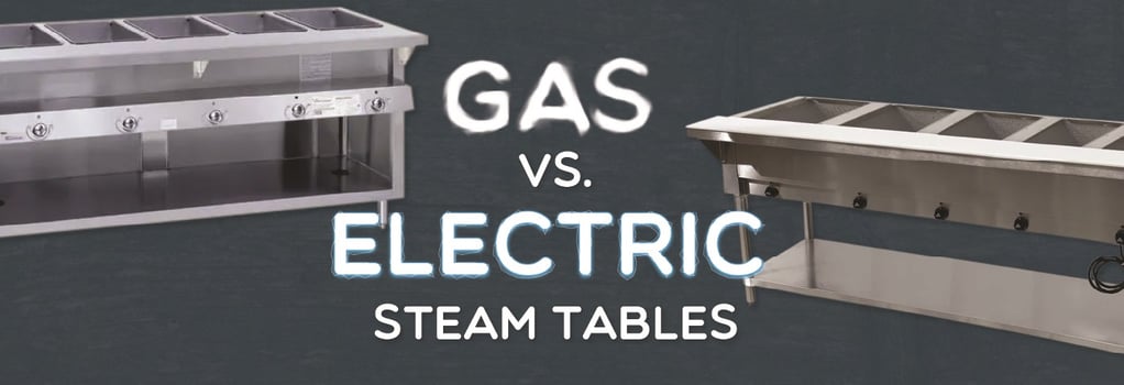 Gas and Electric Steam Table Header