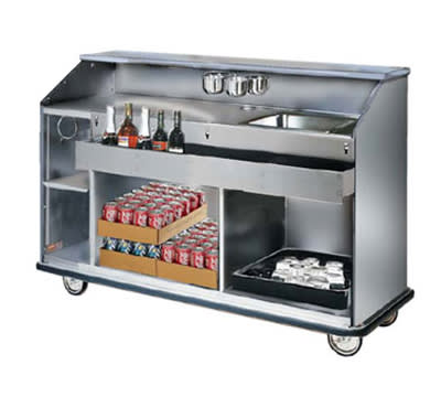 Portable Bar with Shelves
