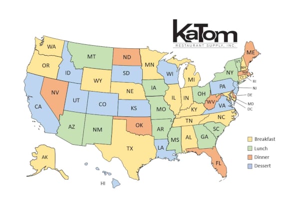 Most Popular Recipes Map