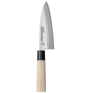 wood handled deba knife