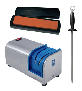 Dexter Russell electric knife sharpener whetstone honing steel