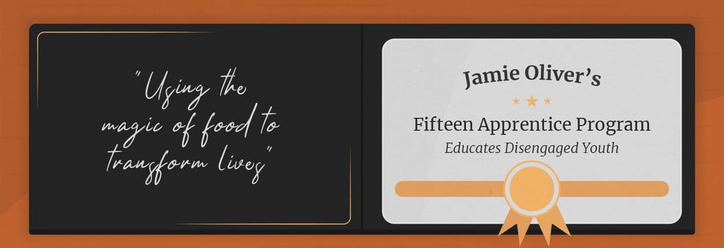 Jamie Oliver’s Fifteen Apprentice Program Educates Disengaged Youth