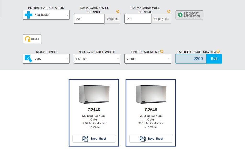 Scotsman Configurator Final Step