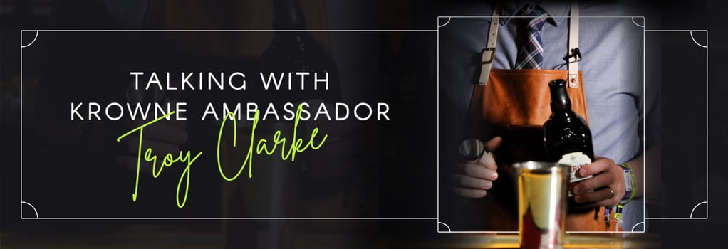 Banner text reads "Talking With Krowne Ambassador Troy Clarke"
