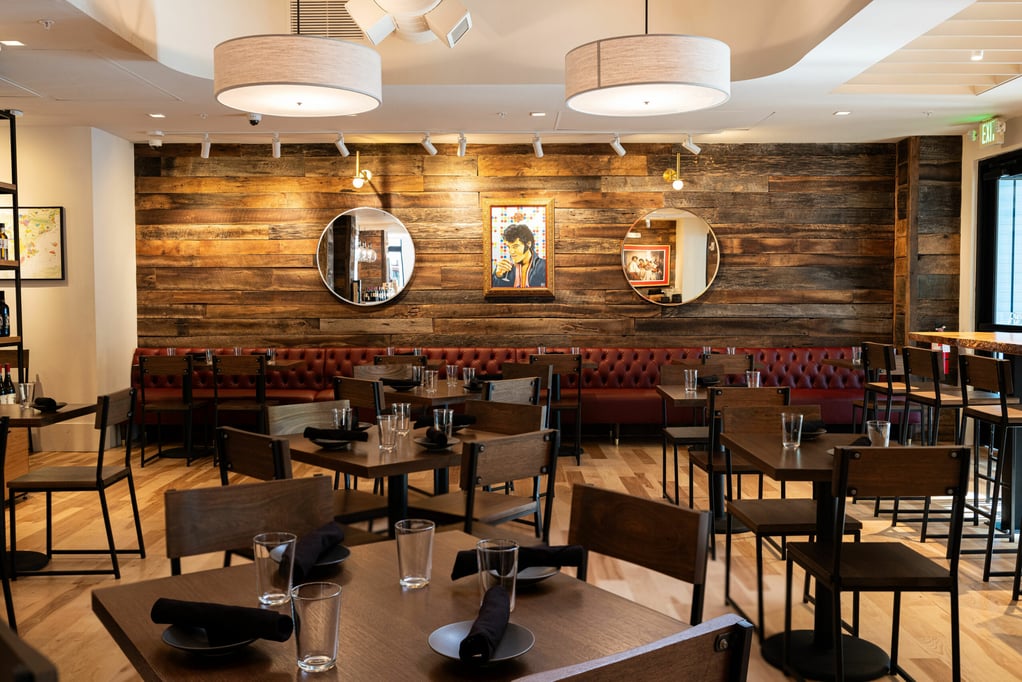 Foxcroft interior with tables