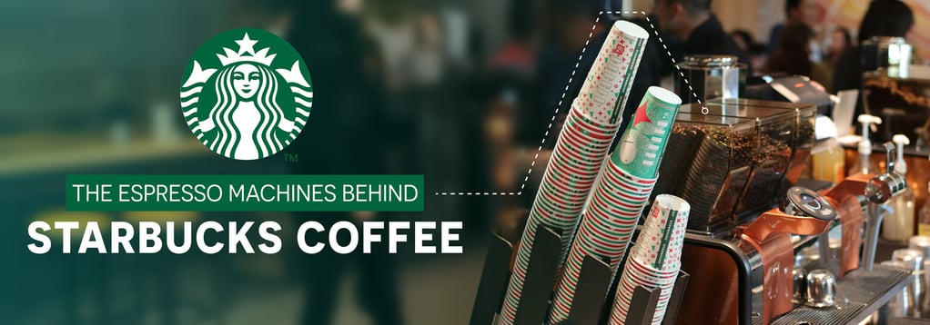 The espresso machines behind starbucks coffee