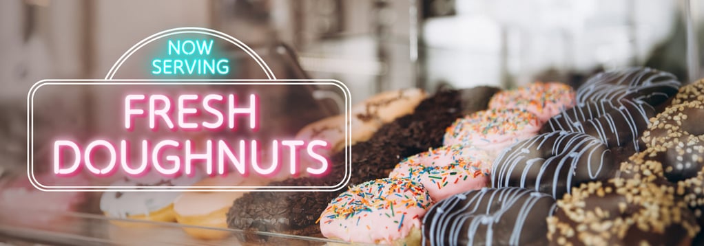 Now Serving Fresh Doughnuts