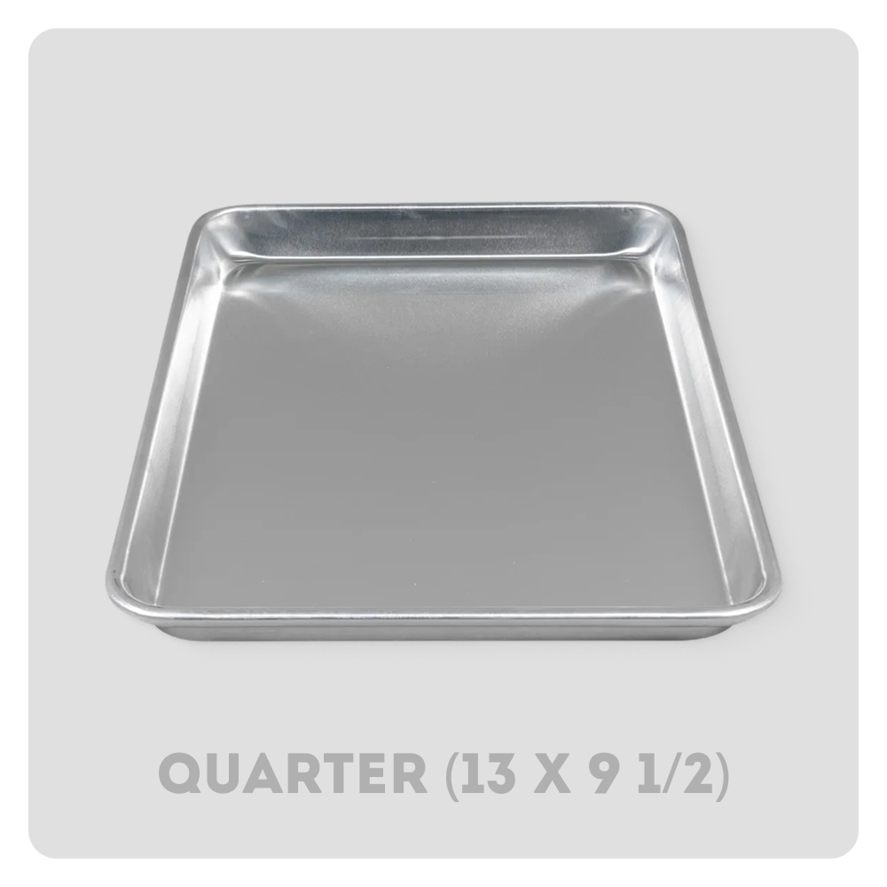 quarter baking sheet size