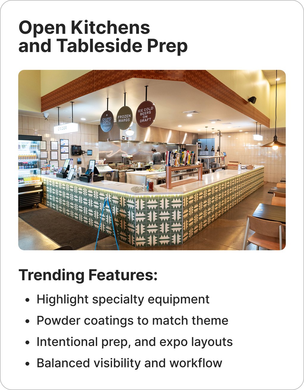 Open Kitchen Trending Features