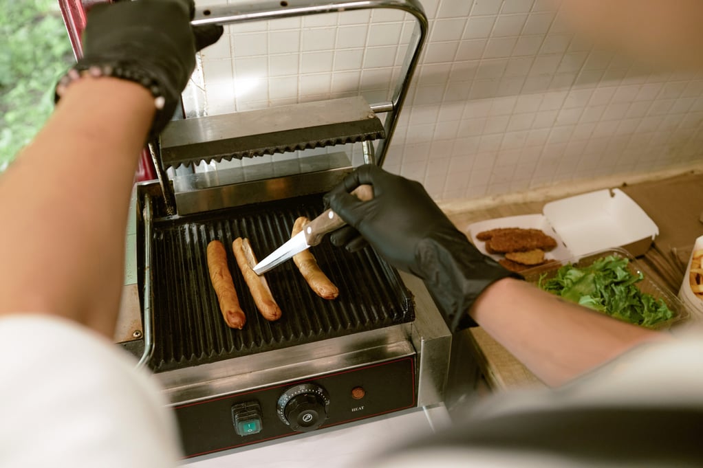 Food truck panini press