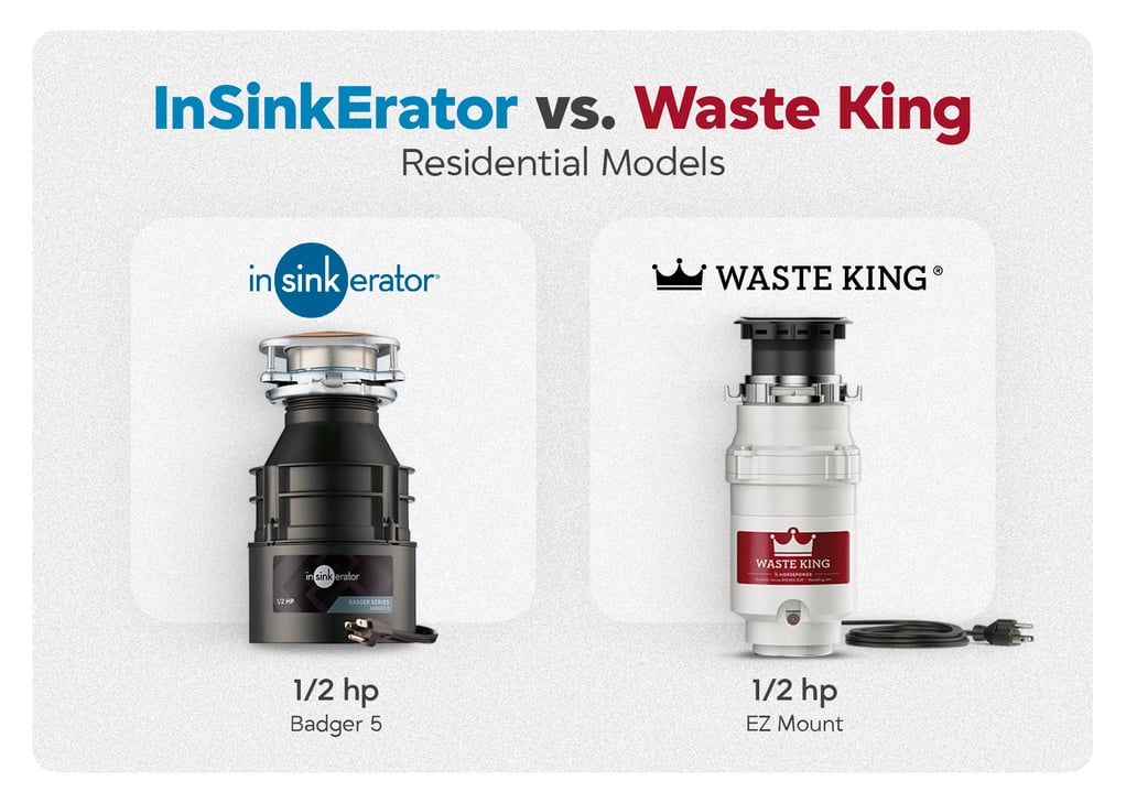 InSinkErator vs. Waste King comparison