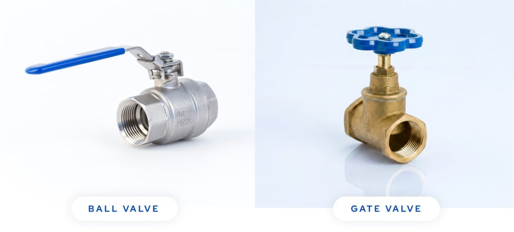 Ball valve vs. gate valve