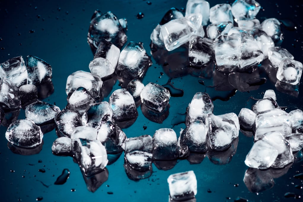 cloudy ice
