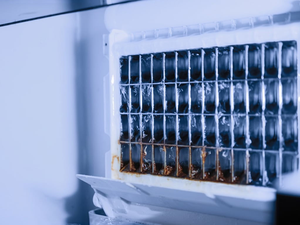 rusted ice maker