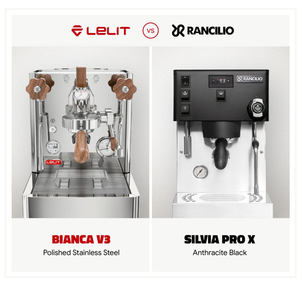 Lelit Bianca V3 vs. Rancilio Silvia Pro X