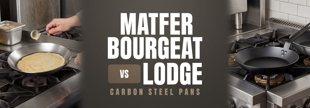 Matfer Bourgeat vs Lodge Carbon Steel Pans