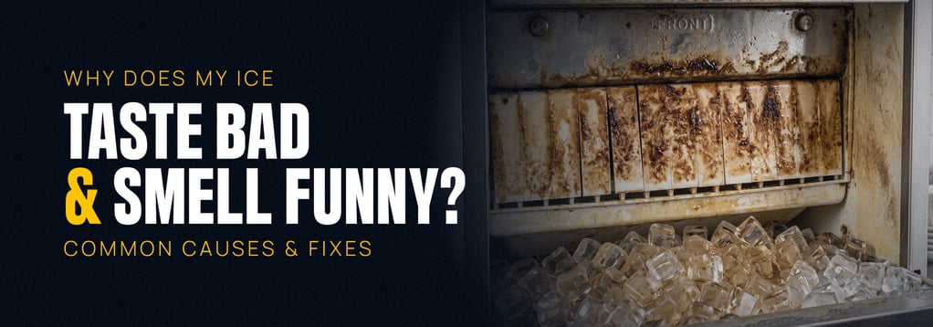 Why Does My Ice Taste Bad & Smell Funny? Common Causes & Fixes