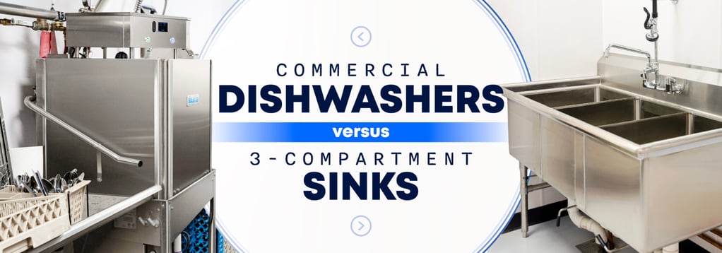 dishwasher versus 3 compartment sinks