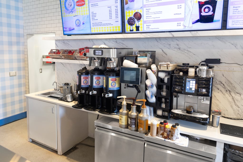 Foodservice equipment at Dolly's Tennessean Travel Stop
