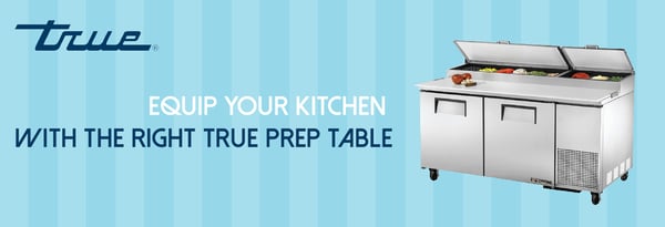 True Food Prep Tables Combine Work Space & Commercial Refrigeration Icon