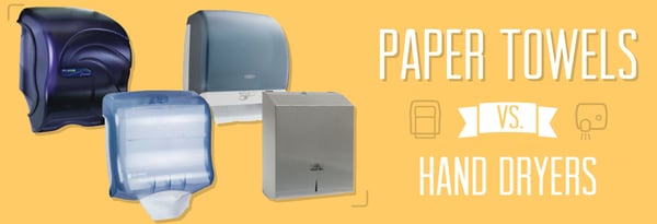Paper Towels vs. Hand Dryers Icon