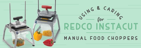 Using & Caring for Redco InstaCut Manual Food Choppers Icon