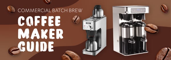 Commercial Batch Brew Coffee Maker Guide Icon
