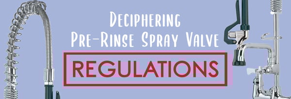 DOE Pre-Rinse Spray Valve Regulations Icon