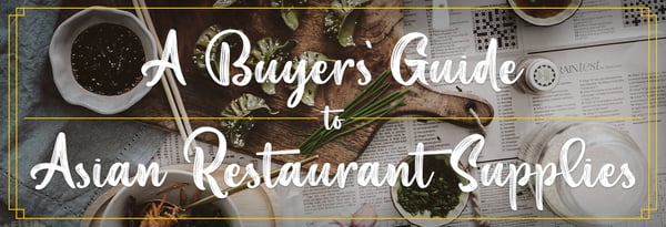 An Introduction to Asian Restaurant Supplies Icon