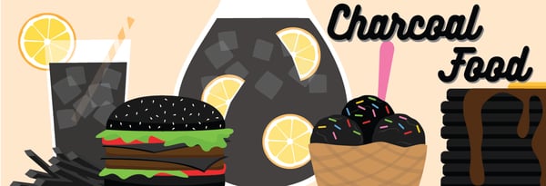 Activated Charcoal & Instagram-worthy Food Icon